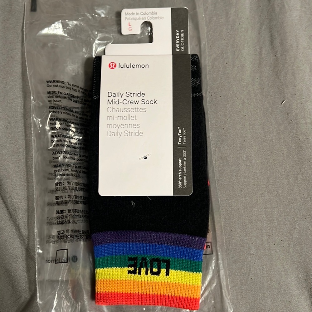 Lululemon Daily Stride Mid-Crew Sock